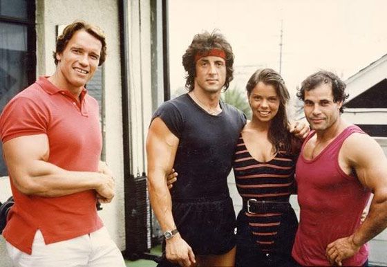 Arnold et Sylvester Stallone