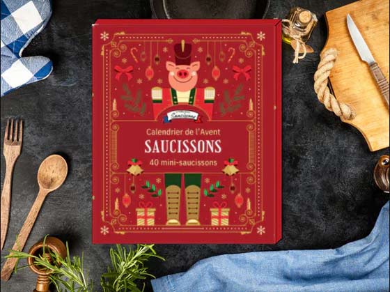 Calendrier avent saucisson