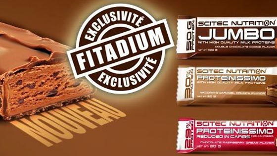 Barres protéinées scitec