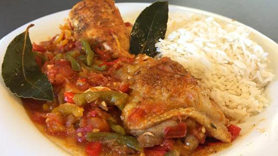 Poulet basquaise